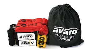 Avaro Junior Tag Rugby Set 20pcs. - Red/Yellow