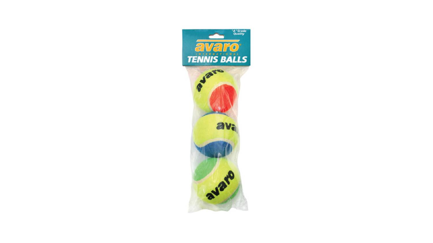 Avaro Multicoloured Tennis Balls 3pcs.