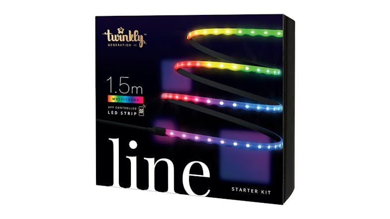 Twinkly Line RGB LED Smart Light Strip Starter Kit - 1.5M (Multicolour)