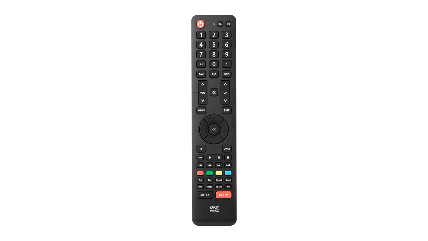 One For All Replacement Remote for Hisense TV - Black (URC 1916)
