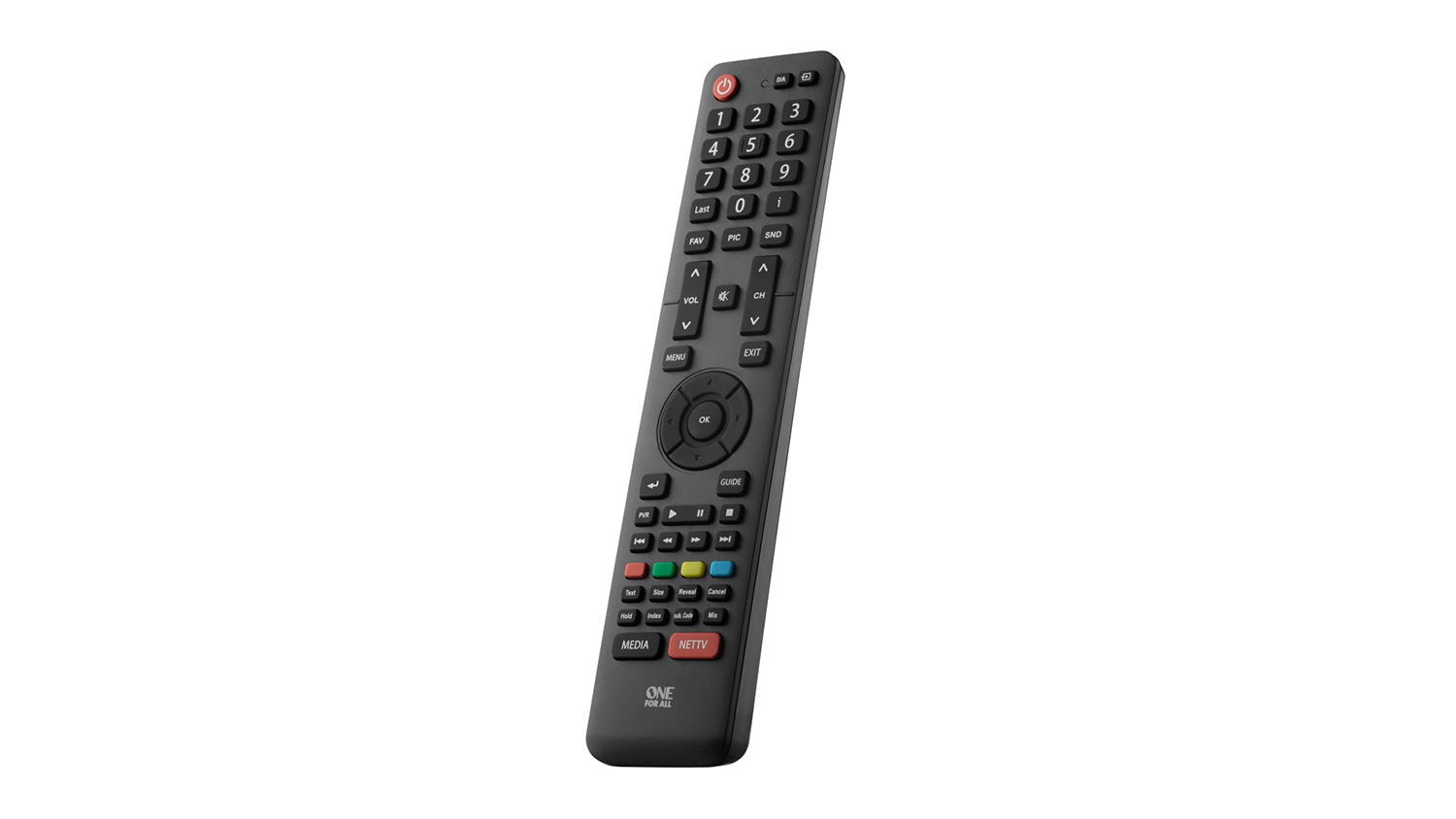 One For All Replacement Remote for Hisense TV - Black (URC 1916)