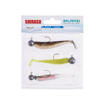 Shirasu Soft Lure Set 7cm