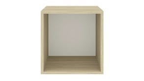NNEVL Wall Cabinet 37 x 37 x 37cm - Sonoma Oak/White