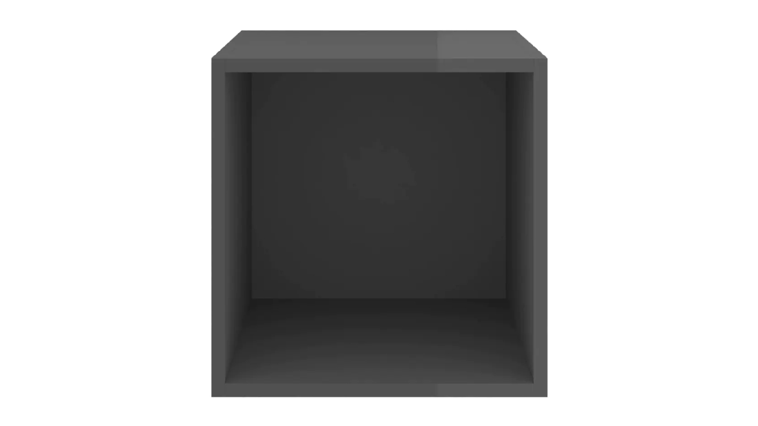 NNEVL Wall Cabinet 37 x 37 x 37cm - Gloss Grey