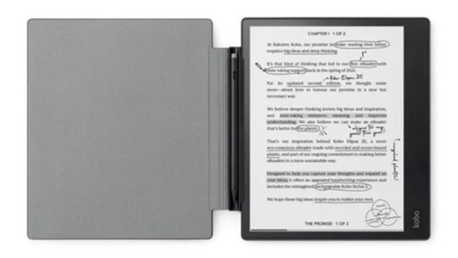 Kobo Elipsa 2E SleepCover - Black