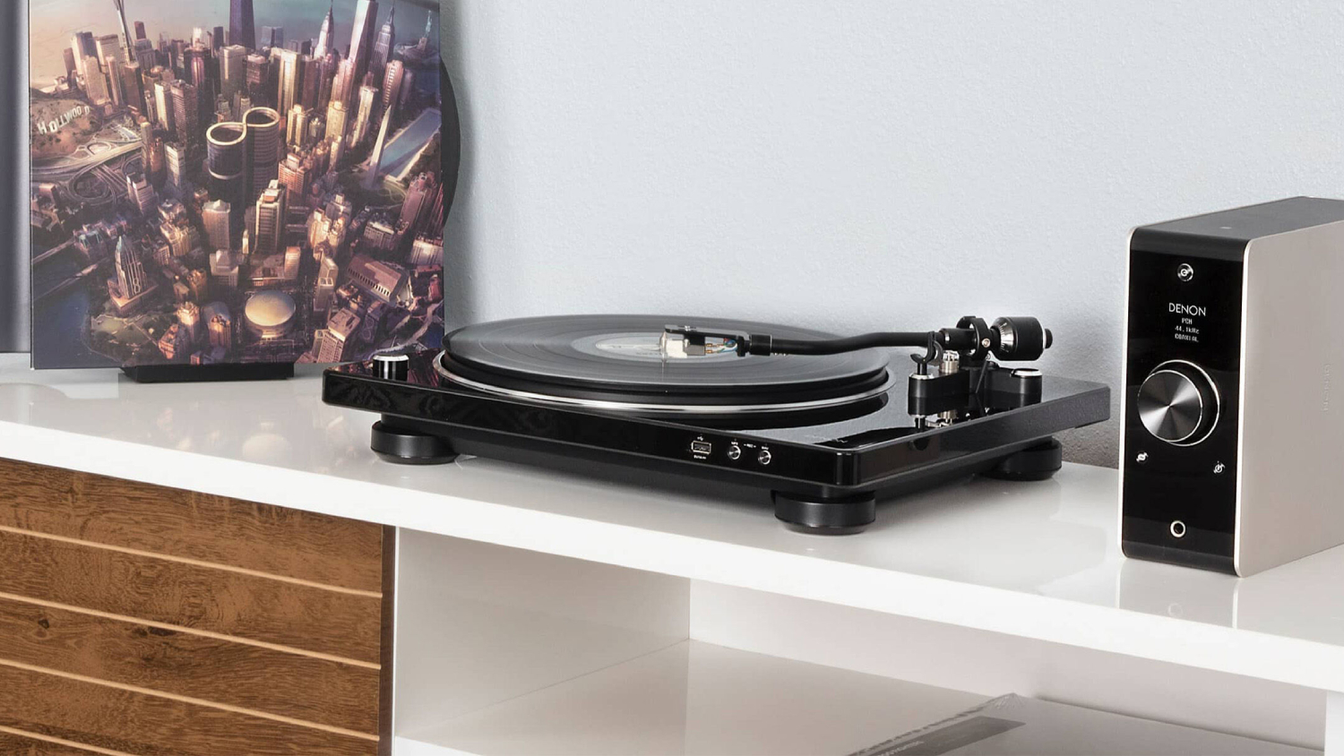 Denon DP-450 Hi-Fi Turntable with USB - Black