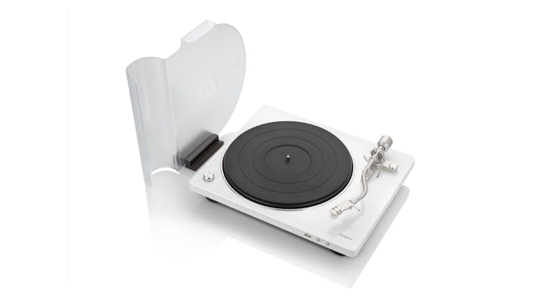 Denon DP-450 Hi-Fi Turntable with USB - White