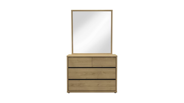 Finn 4 Drawer Dresser and Mirror