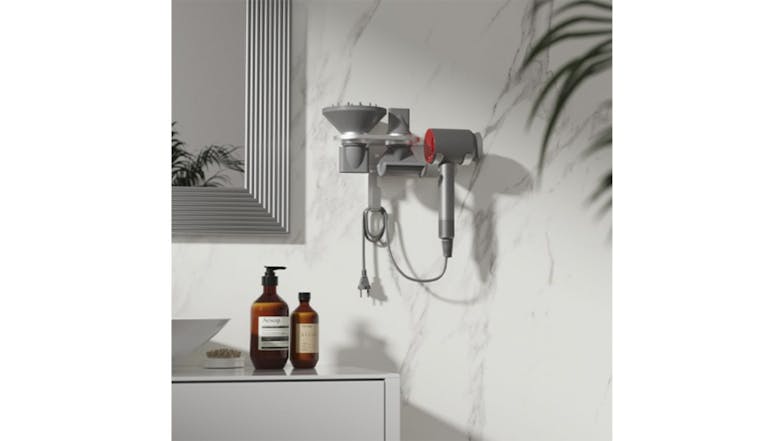 Konic Hairdryer Wall Mount w/ Magnetic Attatchment Points
