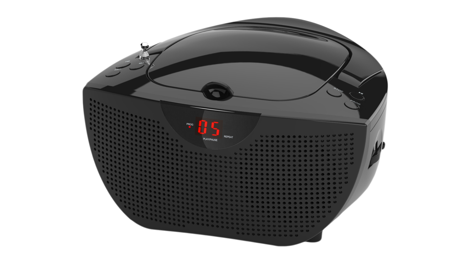 Teac Portable CD Player with AM/FM Radio - Black (PCD240B)