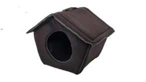 Polar Fleece Dog Hutch Blk