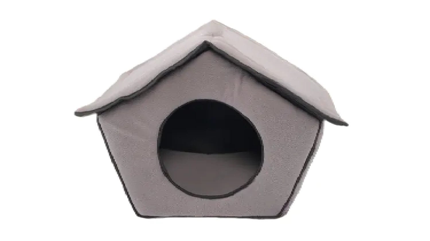 Polar Fleece Dog Hutch Gry