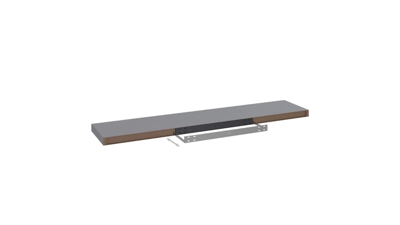 NNEVL Wall Shelves Ledge 120 x 23.5 x 3.8cm - Grey