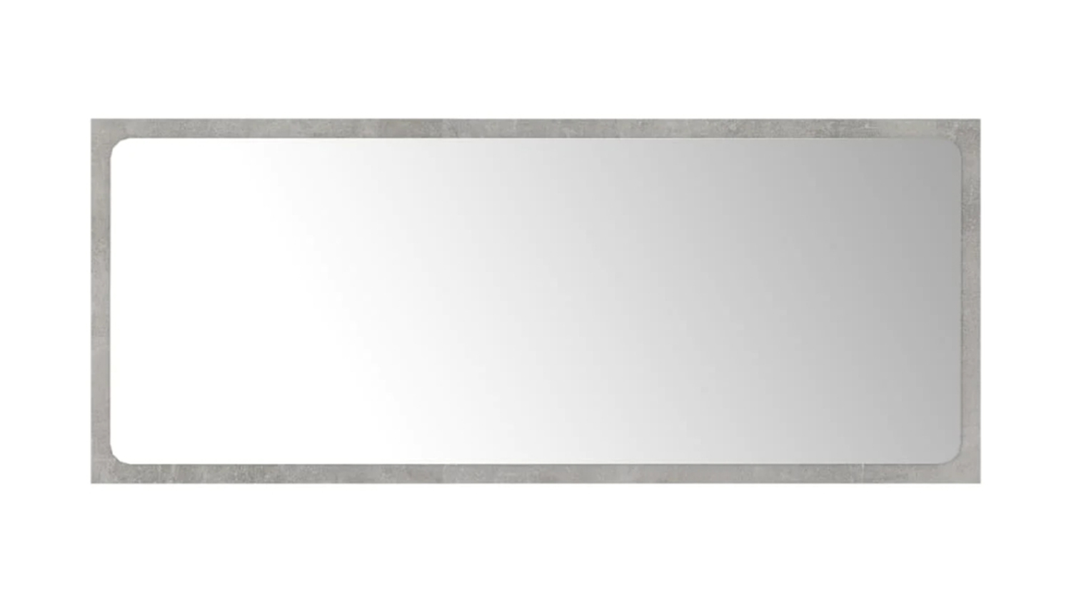 NNEVL Bathroom Mirror 90 x 1.5 x 37cm - Concrete Grey