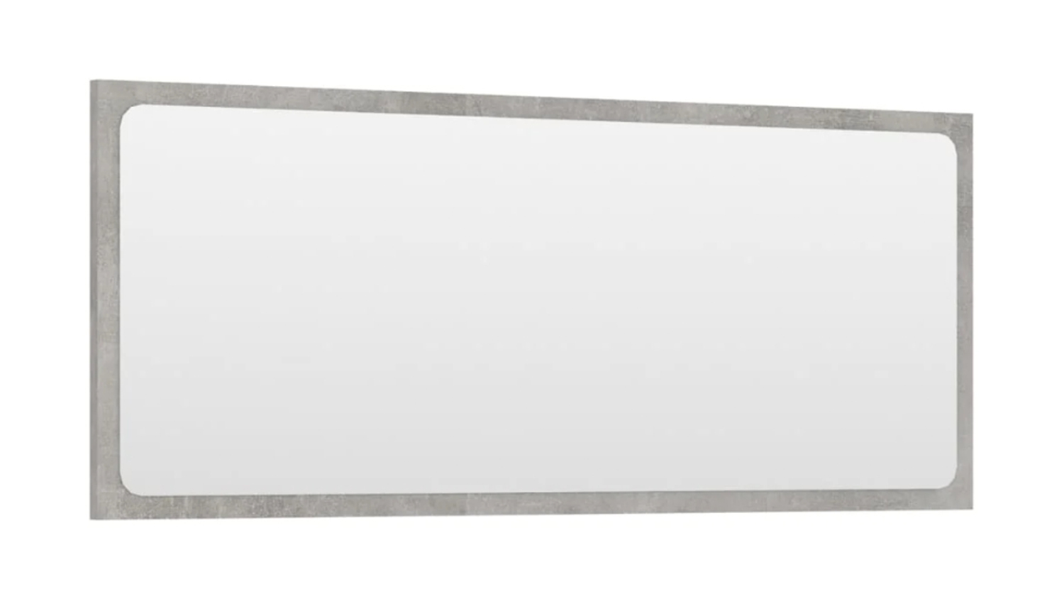 NNEVL Bathroom Mirror 90 x 1.5 x 37cm Concrete Grey Harvey Norman New Zealand