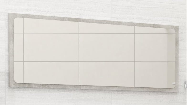 NNEVL Bathroom Mirror 90 x 1.5 x 37cm - Concrete Grey
