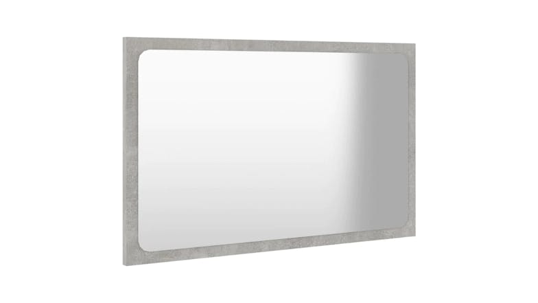 NNEVL Bathroom Mirror 60 x 1.5 x 37cm - Concrete Grey