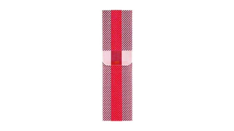 Equipo Milanese Mesh Replacement Watch Straps for Apple Watch 42mm - Rose Gold/Red