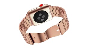 Equipo Stainless Steel Link Replacement Watch Straps for Apple Watch 42mm - Rose Gold
