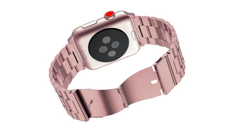 Equipo Stainless Steel Link Replacement Watch Straps for Apple Watch 38mm - Pink