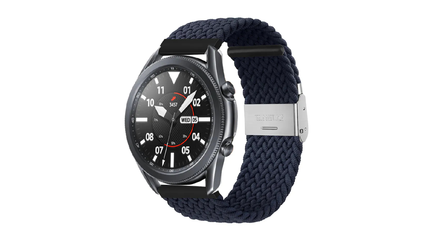 Equipo Nylon Braided Replacement Watch Straps for Apple Watch 38mm - Black