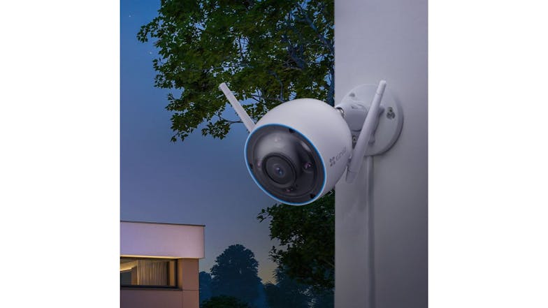 EZVIZ H3 2K Outdoor Wired Security Camera w/ Wi-Fi Connectivity, Colour Night Vision