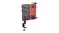 Konic Desk-Mounted Pegboard Equipment Holder - Red