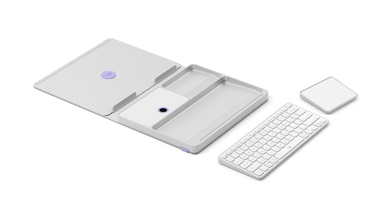 Logitech Casa Pop-Up Desk Kit - Off White