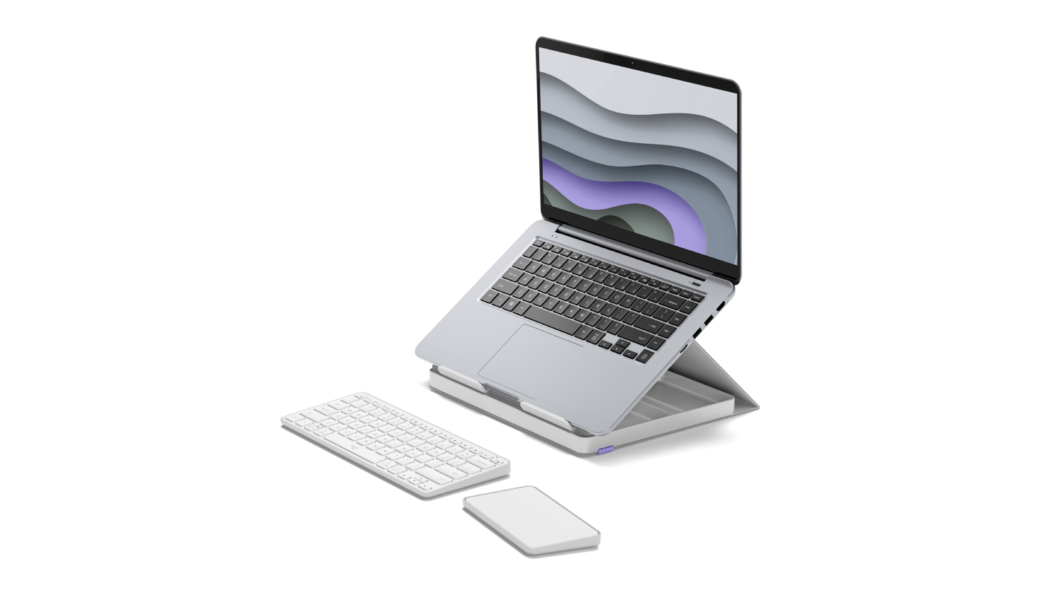 Logitech Casa Pop-Up Desk Kit - Off White (920-011285)