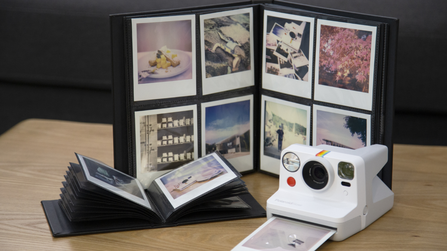 Polaroid Square Film 40 Photo Album Black (Small) Harvey Norman New