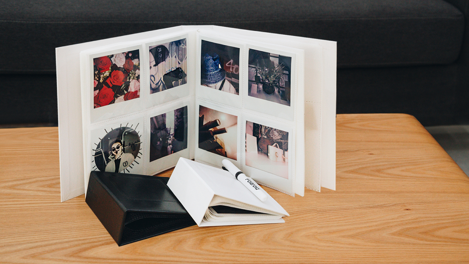 Polaroid Square Film 40 Photo Album White (Small) Harvey Norman New