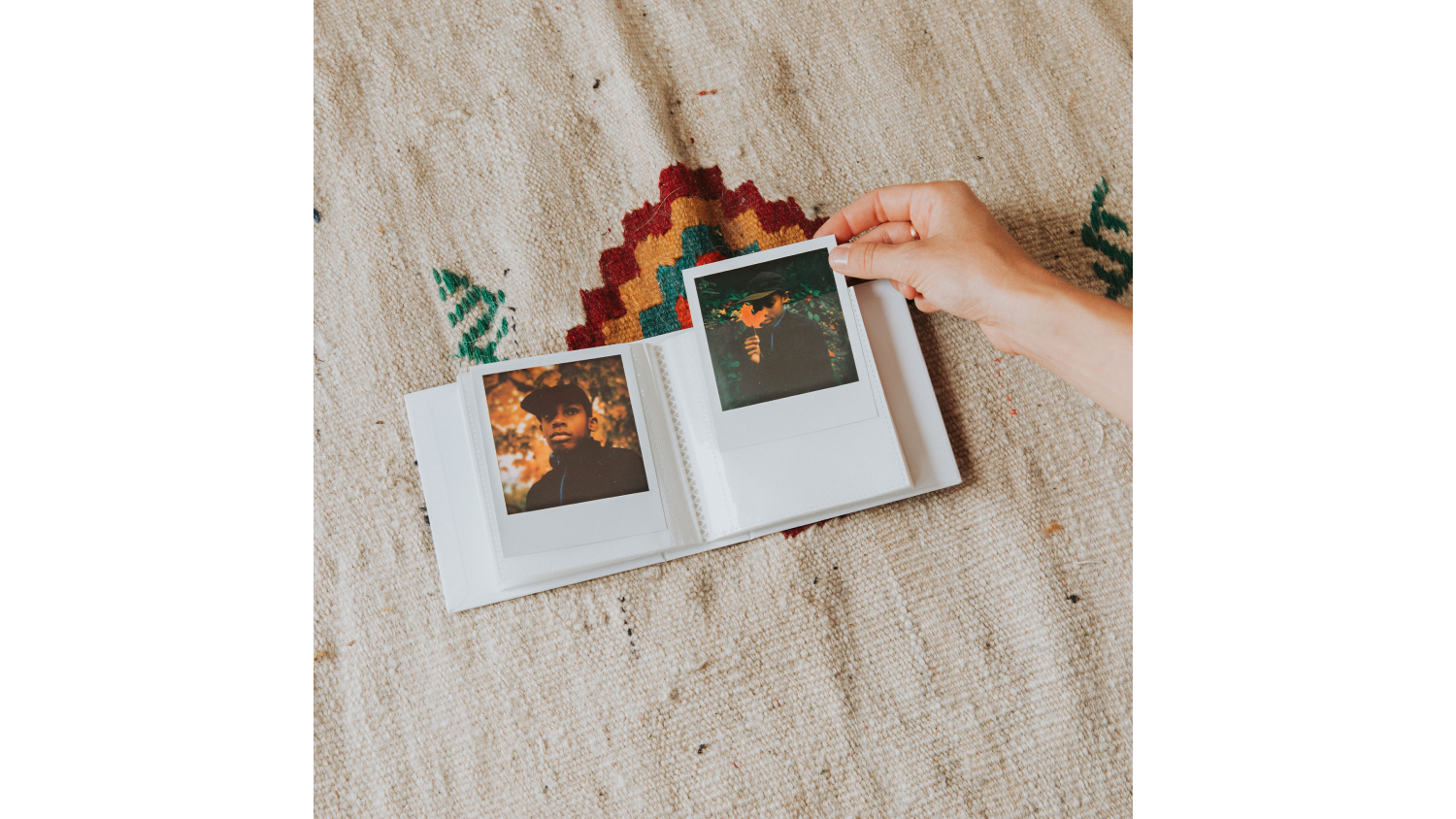 Polaroid Square Film 40 Photo Album White (Small) Harvey Norman New