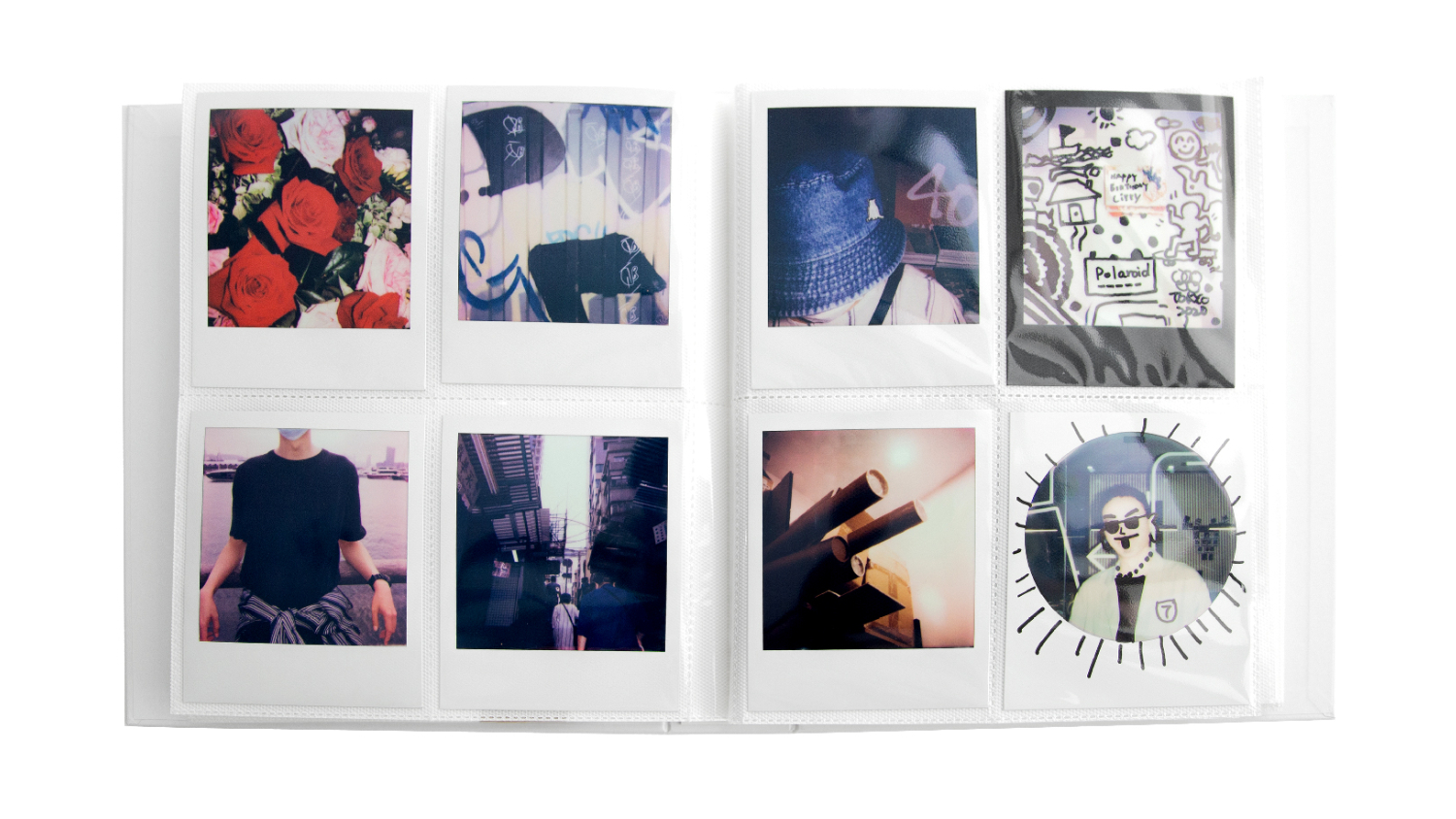 Polaroid Square Film 160 Photo Album White (Large) Harvey Norman