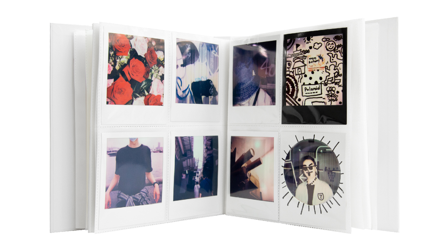 Polaroid Square Film 160 Photo Album White (Large) Harvey Norman