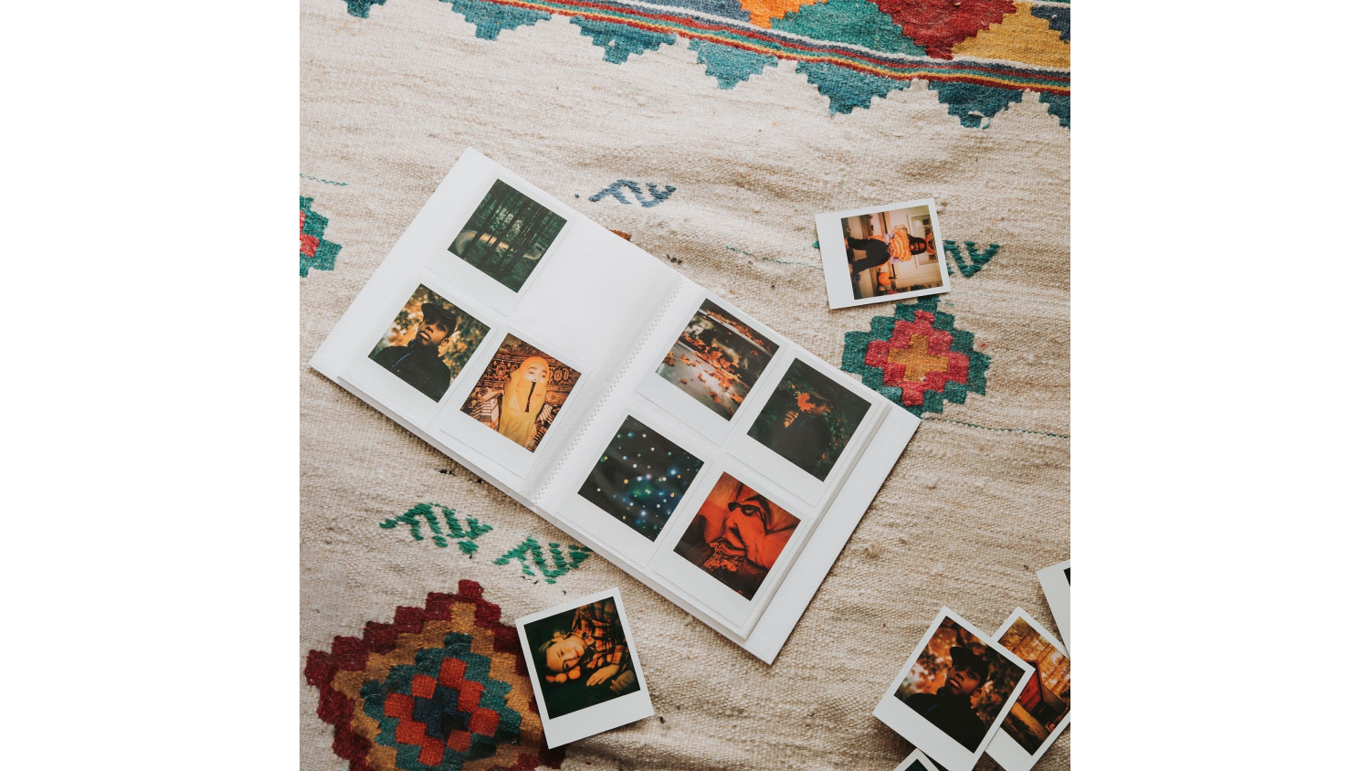 Polaroid Square Film 160 Photo Album White (Large) Harvey Norman