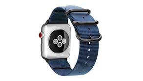 Swifty NATO-Style Nylon Watch Strap for Apple Watch 42mm - Navy Blue