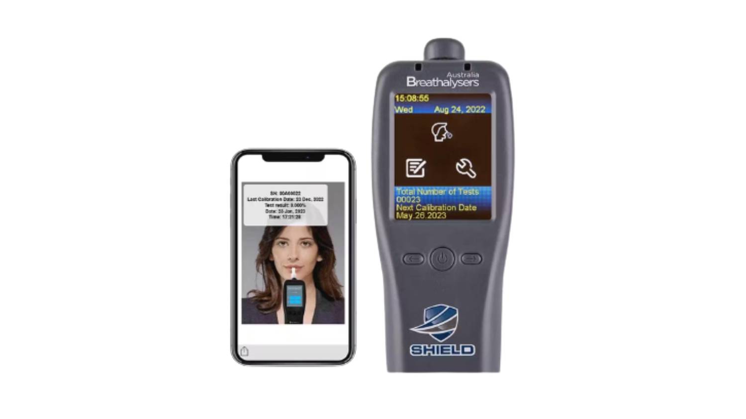 SHIELD Express Identity Breathalyser