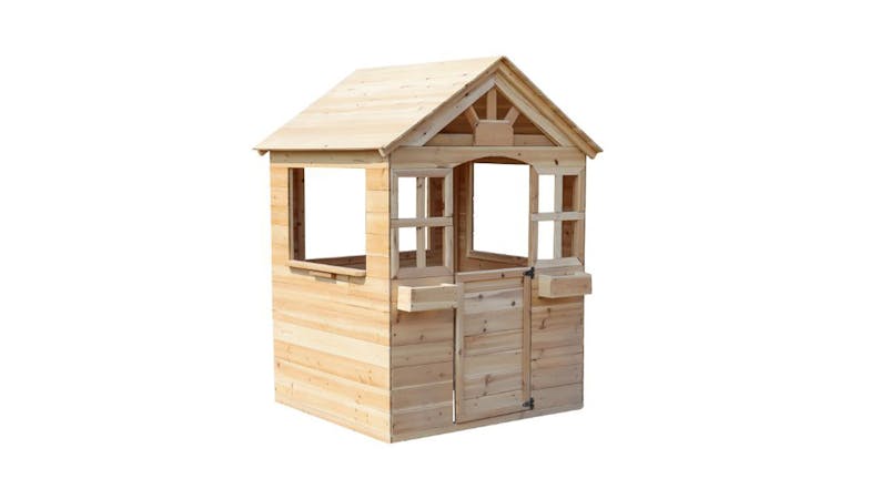 Green Spider "Kaikoura" Wooden Cubby Playhouse