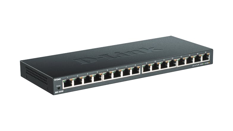 D-Link DGS-1016S 2000Mbps Gigabit Unmanaged Ethernet Switch - 16 Port