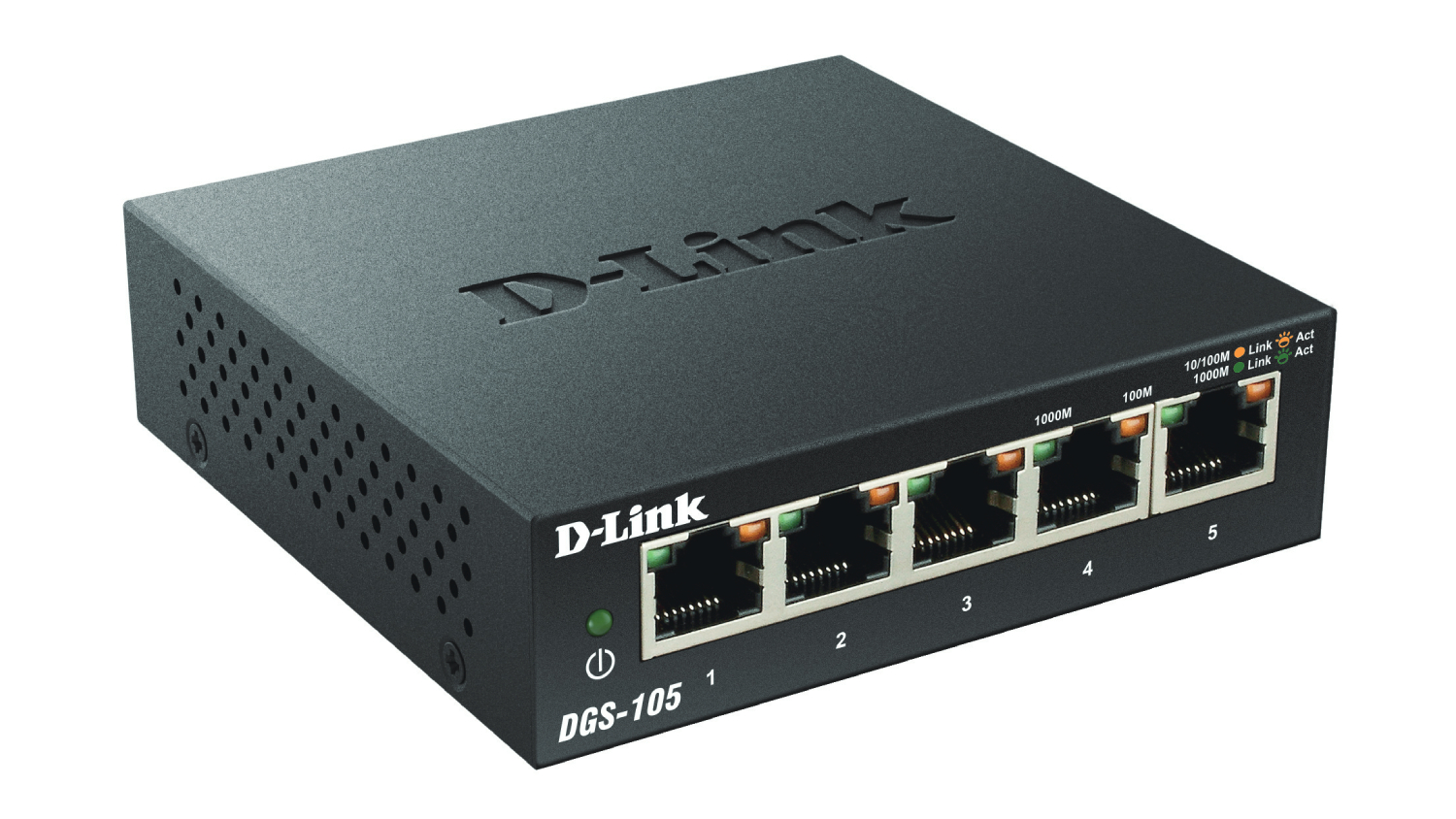 DLink DGS105 2000Mbps Gigabit Unmanaged Switch 5 Port