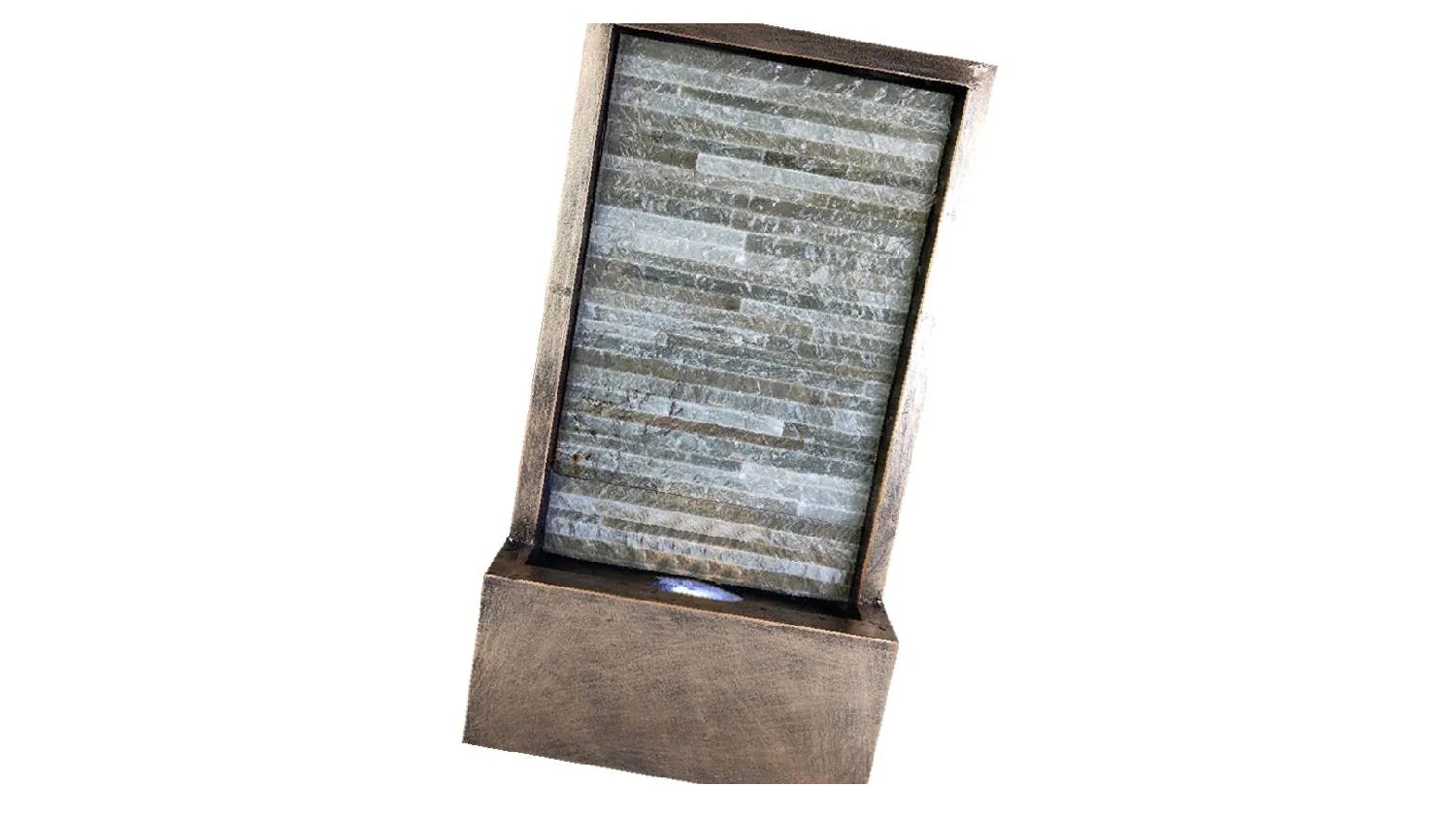 Water Feature Slate Panel 26 x 15 x 48cm - Brown