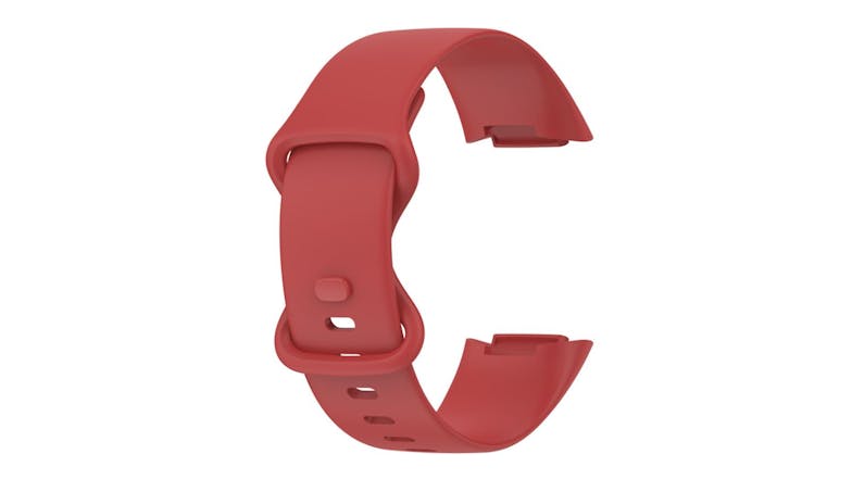 Swifty Small Watch Strap for Fitbit Charge 5 - Red