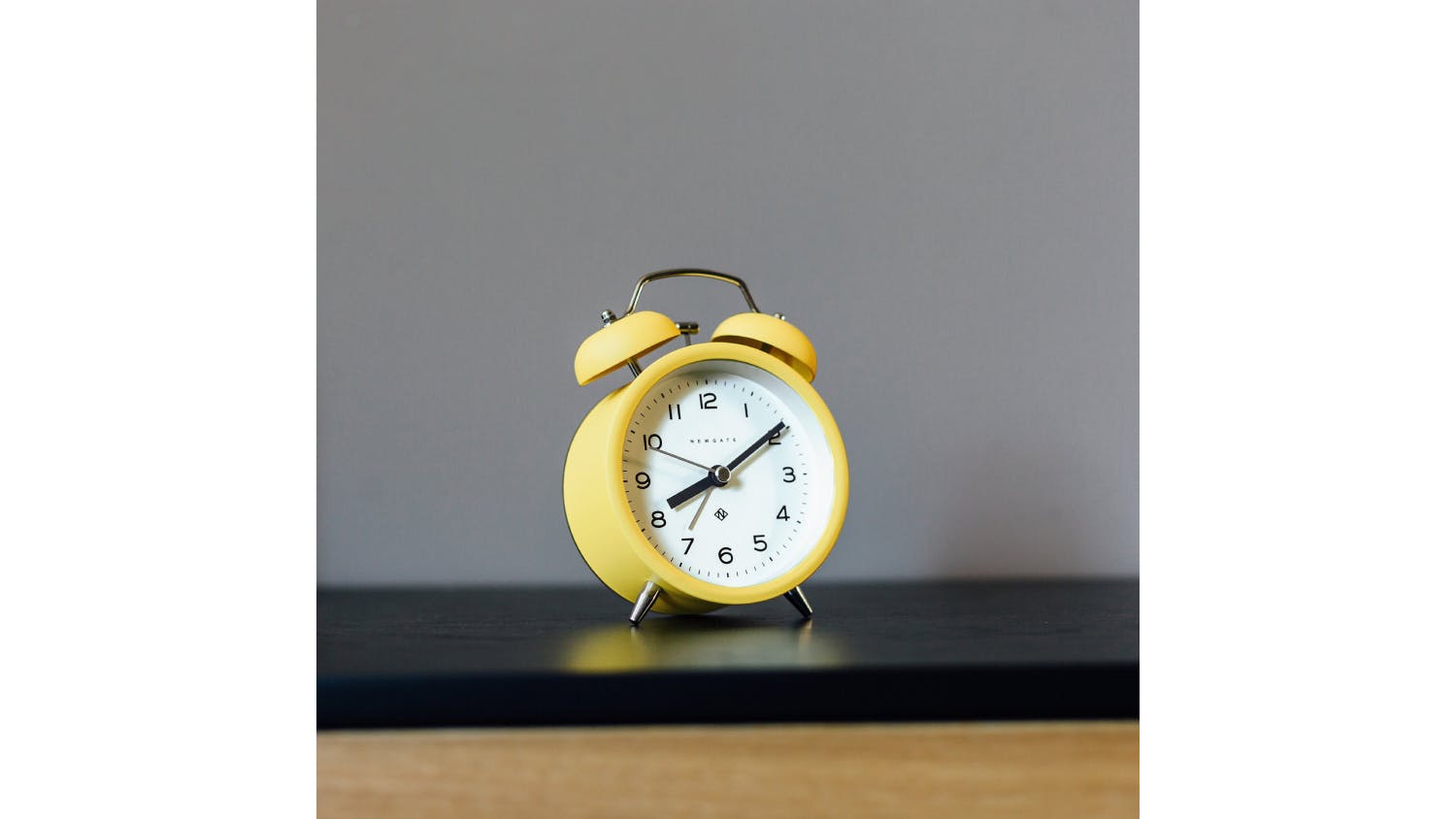 Newgate "Charlie Bell Echo" Classic Alarm Clock - Cheeky Yellow