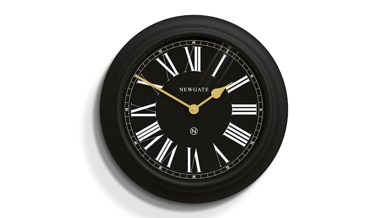 Newgate "Chocolate Shop" Wall Clock - Black