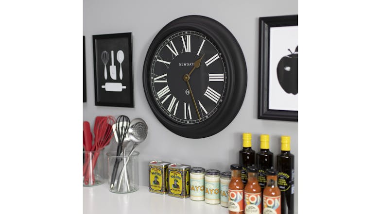 Newgate "Chocolate Shop" Wall Clock - Black