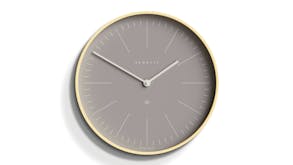 Newgate "Mr. Clarke" Wall Clock - Pale Wood/Grey Dial