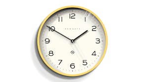 Newgate "Number Three Echo" Wall Clock - Silicone Yellow