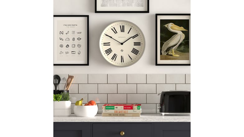 Newgate "Number Three Italian" Wall Clock - Grey