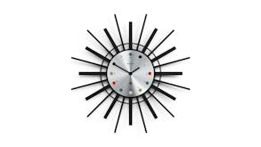 Newgate "Stingray" Wall Clock - Black/Silver