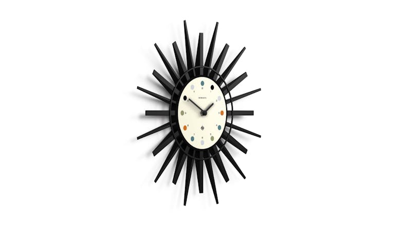Newgate "Stingray" Wall Clock - Black/White